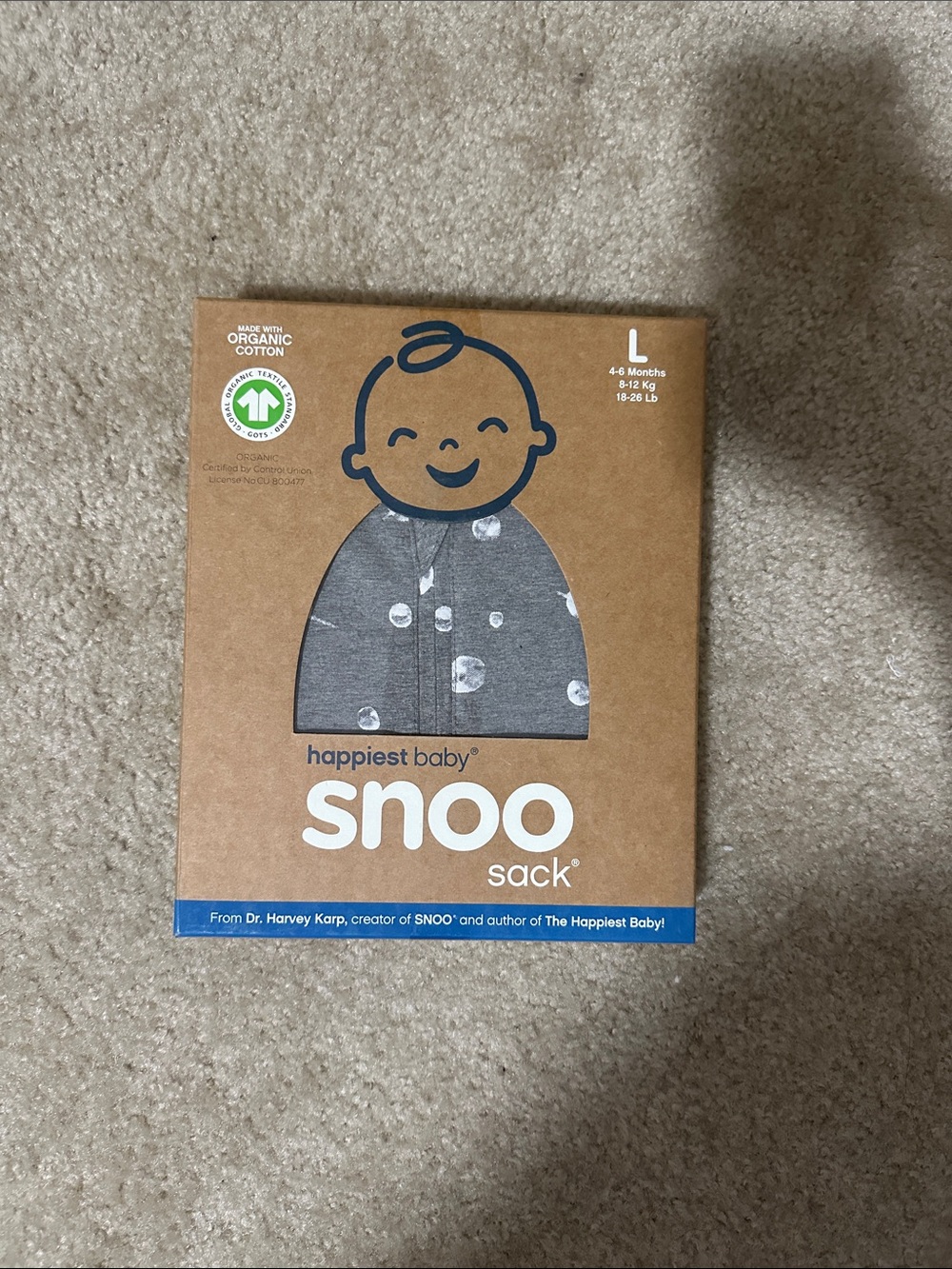Happiest Baby Snoo Sack Baby Sleeping Bag - Gray